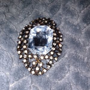 Crystal brooch